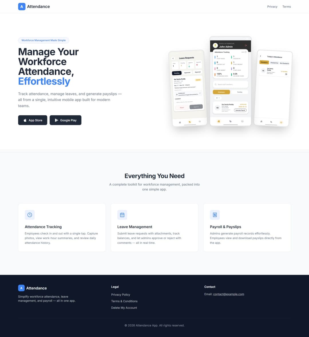 Naval Soni Attendance App